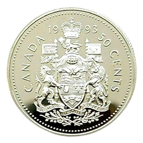 Canada 1993 proof fifty cent - canada,
