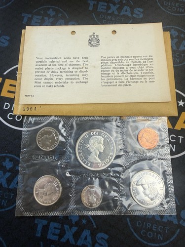 1964 canada proof set - canada,