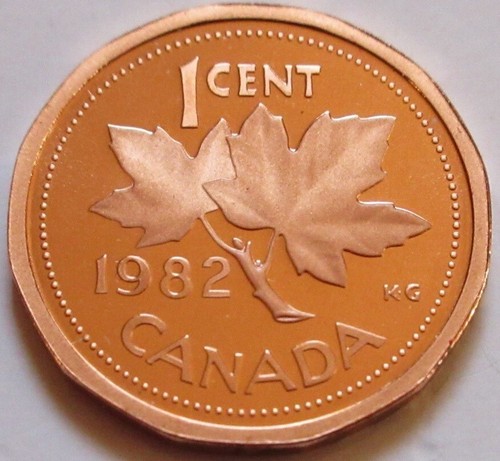 1982 canada proof small cents - canada,