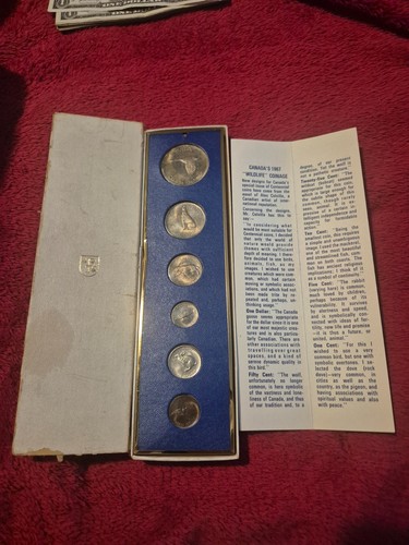 Set monete canada 1967 - set,