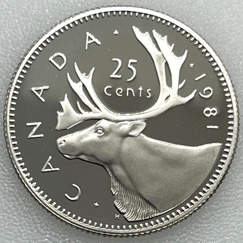 Proof quarter 1981 canada - -,