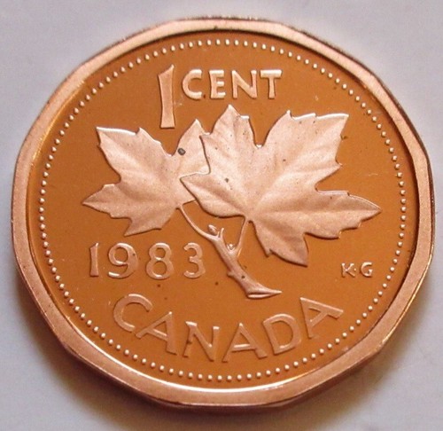 1983 canada proof - proof, small