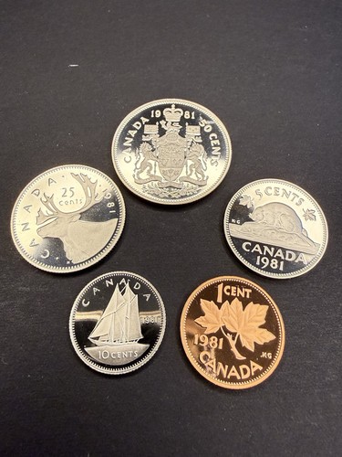 1981 canada proof set - proof,