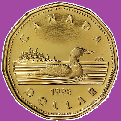 1998 canada one dollar - one,
