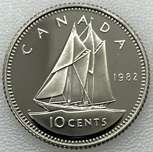 Proof dime 1982 canada 10 - -,