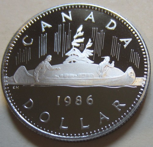 1986 canada proof nickel - proof,