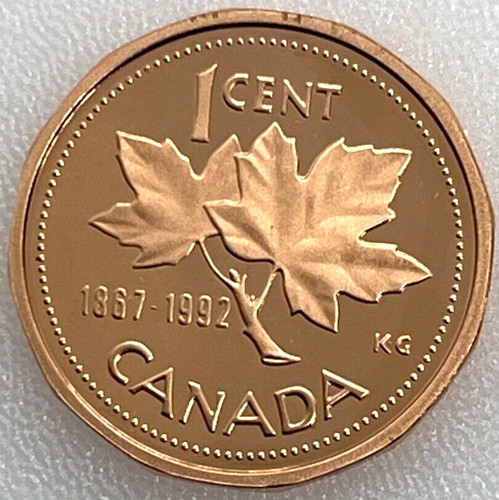 Proof penny 1992 canada - proof, 1