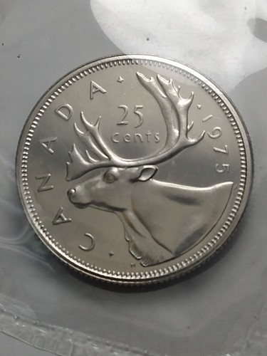 1975 canada cent quarter - 25,