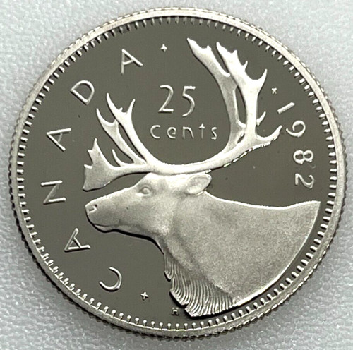 Proof quarter 1982 canada 25 - proof,