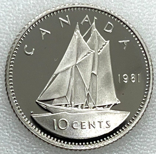 Proof dime 1981 - proof, 10