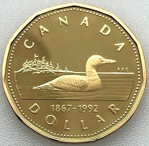 Proof loonie 1992 - proof,