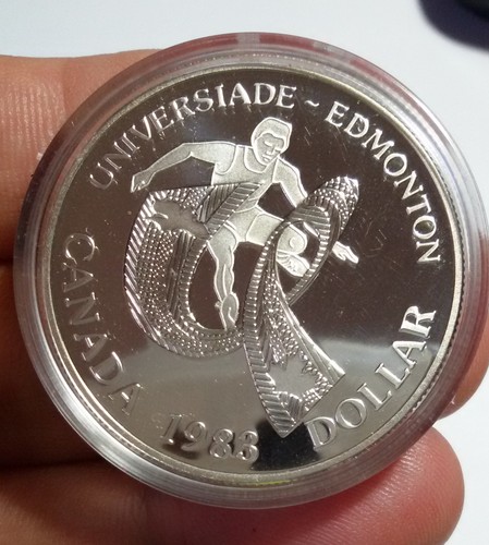 Canada dollar 1983 silver - dollar,