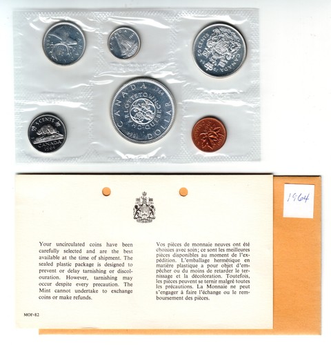 Canada proof like set - canada, 1964